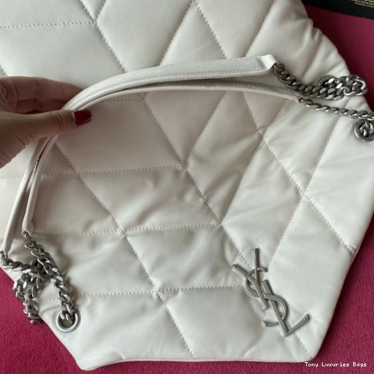 Tony Luxuries QUILTED MEDIUM LAMBSKIN BAG PUFFER YSL IN 0716